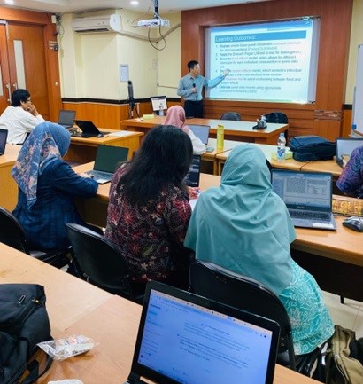 Suasana diskusi interaktif pada kegiatan International Guest Lecture